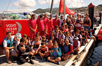 Visit of the Spanish Team of Volvo Ocean Race 2014-2015