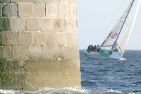 Una veintena de barcos se aventuran en la primera jornada del Conde de Gondomar