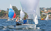 Full session of Andrés Álvarez and Pablo García on the first day of the Baitra Trophy - Galician Cup of the 420 Class