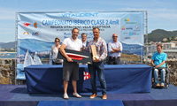 Antonio Maestre from Murcia wins the Iberian Paralympic Sailing Championship in Baiona