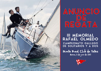 AR III MEMORIAL RAFAEL OLMEDO · CAMPEONATO GALLEGO DE SOLITARIOS Y A DOS