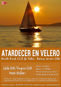 ATARDECERES EN VELERO · VERANO 2016