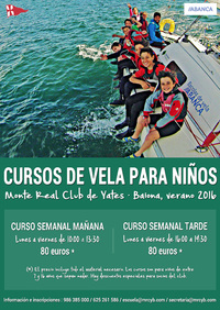 CURSOS DE VELA LIGERA · VERANO 2016