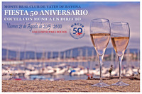 The Monte Real Yacht Club celebrates its half century of life this Friday
