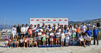 La Escuela de Vela ABANCA del Monte Real clausura su temporada en la bahía de Baiona