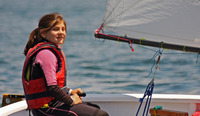 "I like everything about sailing, because it's a lot of fun. And the more I learn, the better I enjoy it"