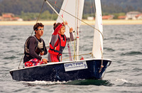 Pablo Carneiro and Lucía Arana win the first day of the Baitra Cadet Class Trophy