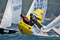 Young promises of Galician sailing will measure their strength this weekend in the Baitra Trophy