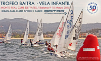 Appointment with children's sailing this weekend in Baiona