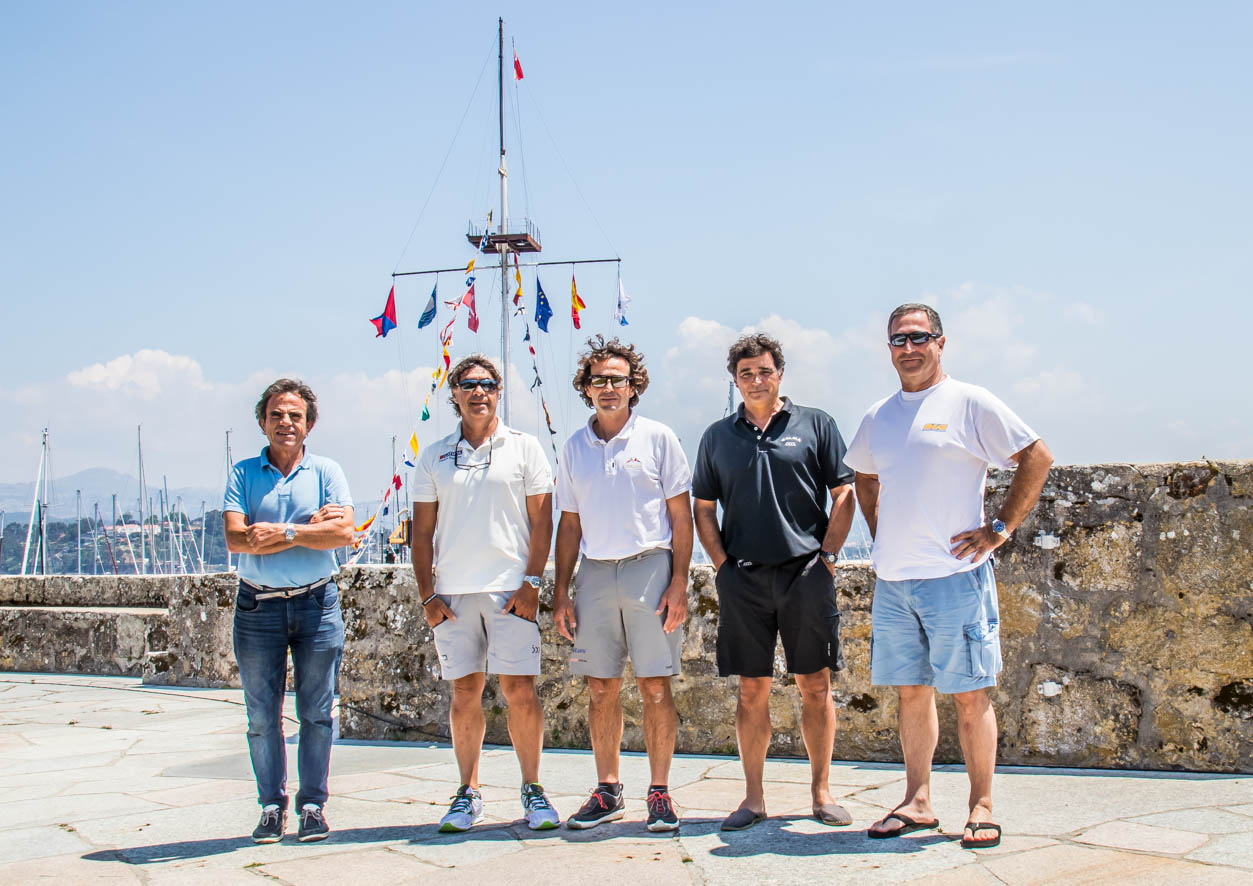 Históricos de la vela en Baiona