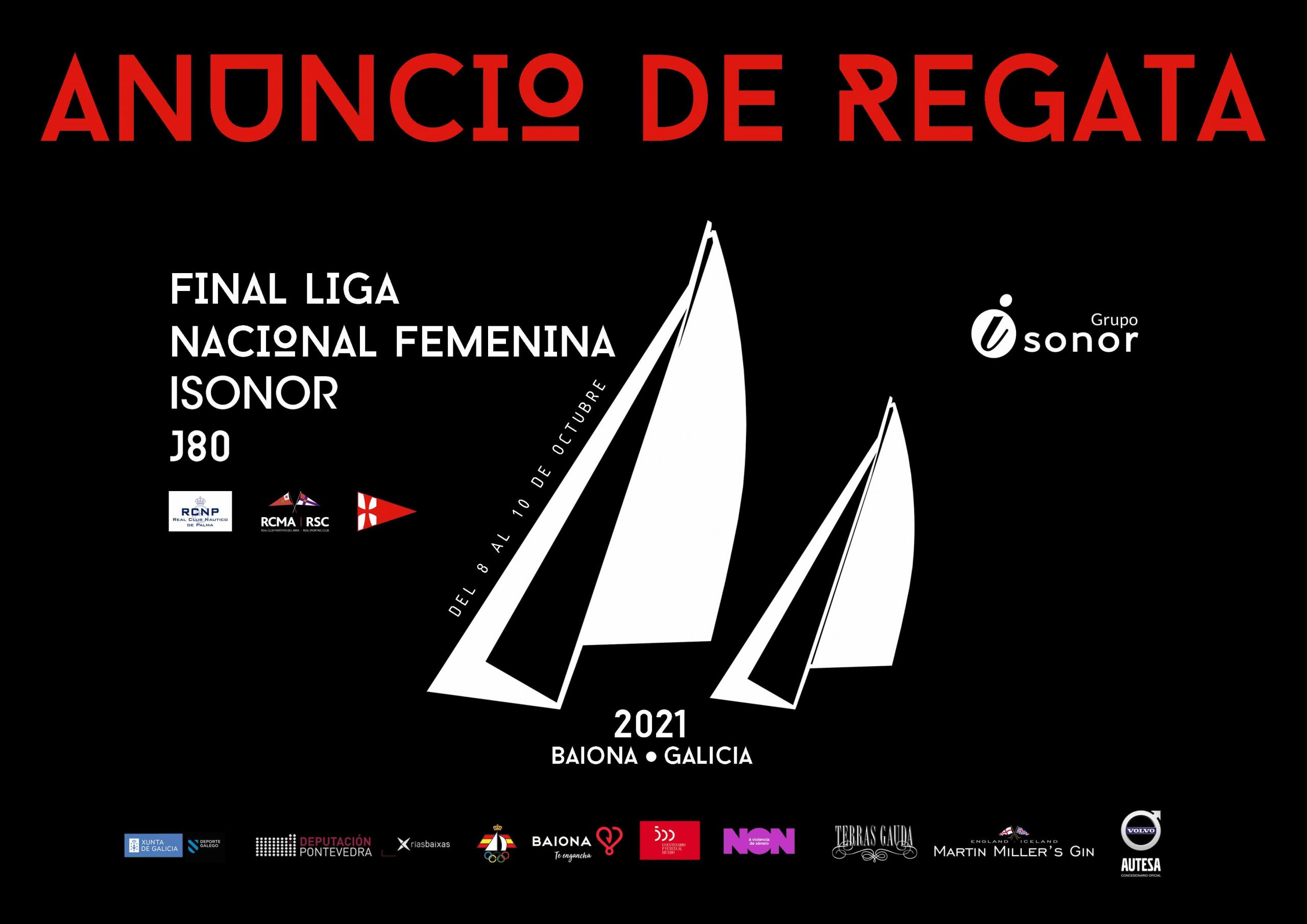 ANNOUNCEMENT OF THE FINAL RACE OF THE ISONOR J80 WOMEN'S NATIONAL LEAGUE