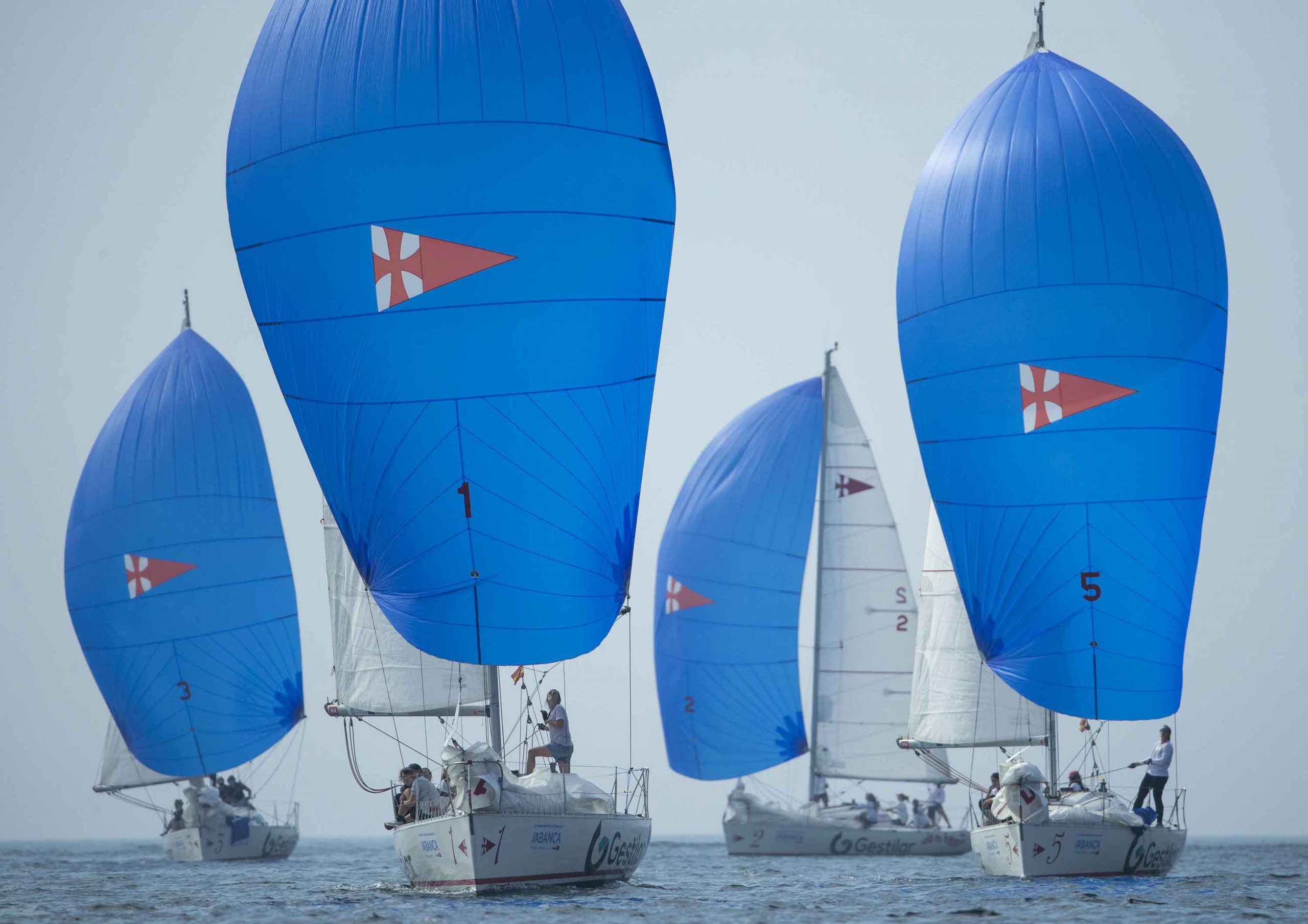 The wind, protagonist in the opening day of the 36th Prince of Asturias Trophy