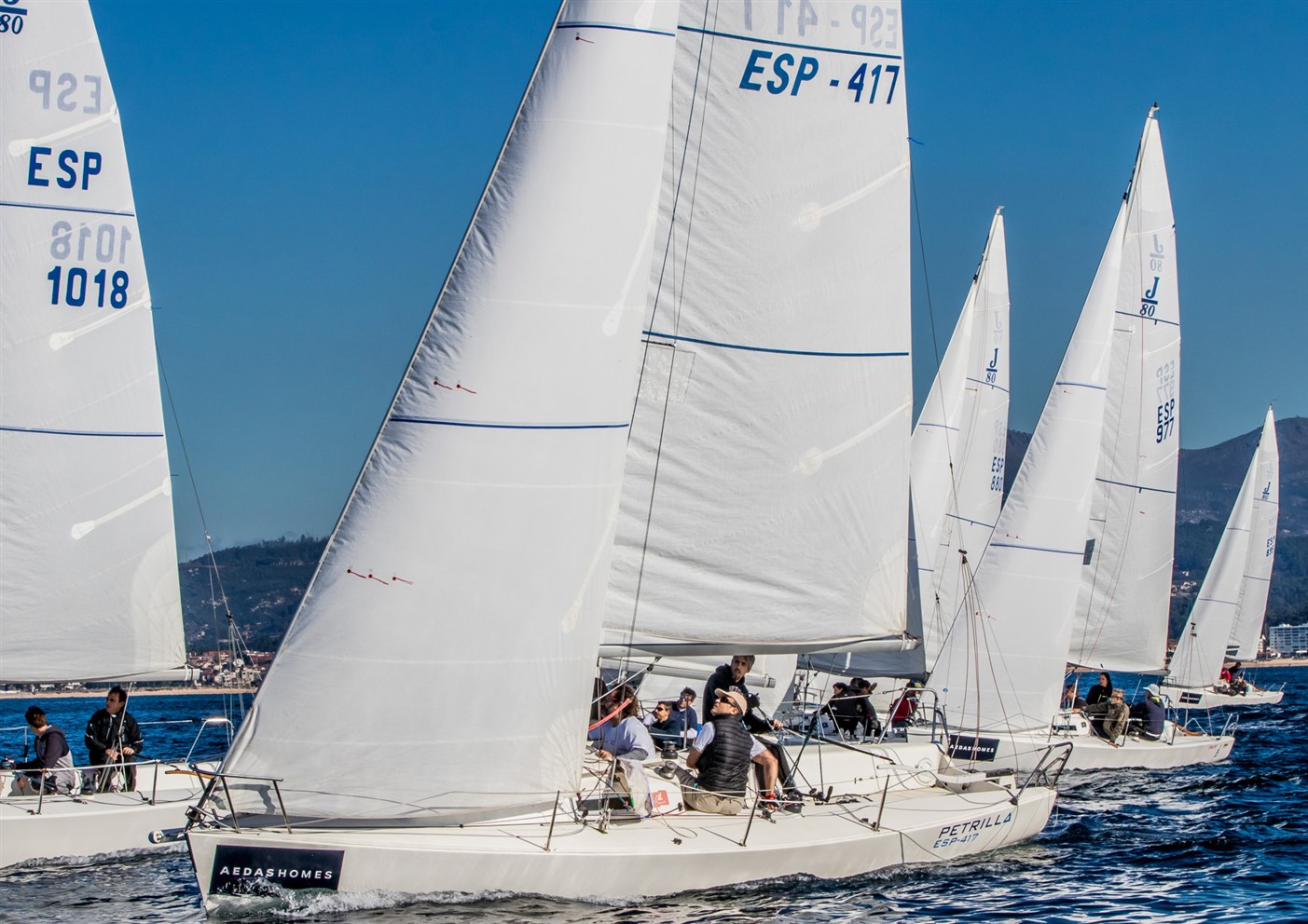 The J80 will play for the championship title this weekend in Baiona