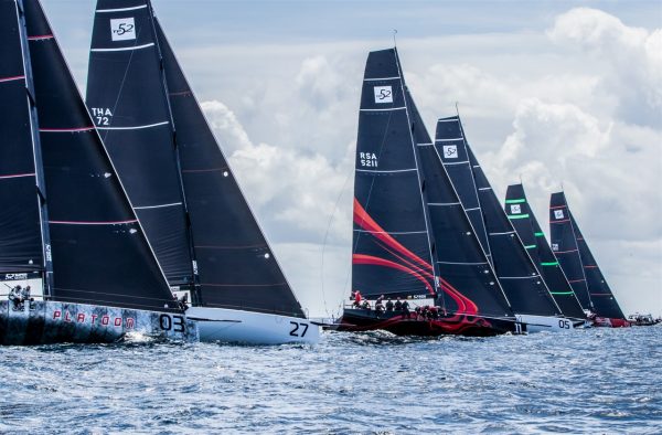 The Thai Vayu surprises at the premiere of the ABANCA 52 SUPER SERIES Baiona Sailing Week