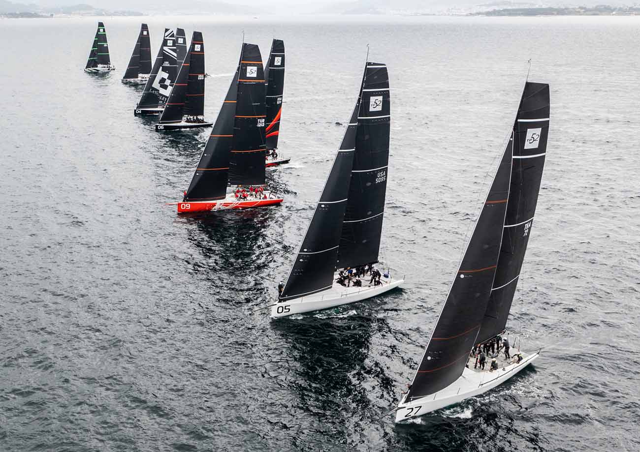 Ensayo general de las 52 SUPER SERIES en las Rías Baixas