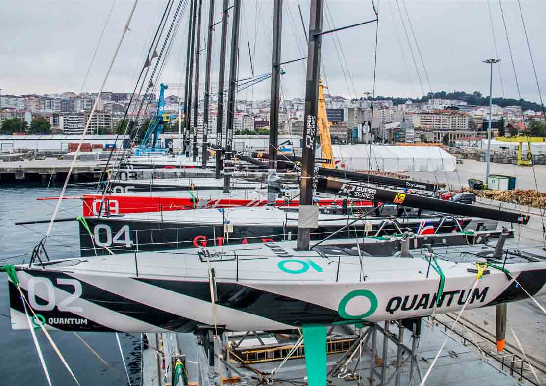 Llegan a Baiona los TP52 de las Super Series