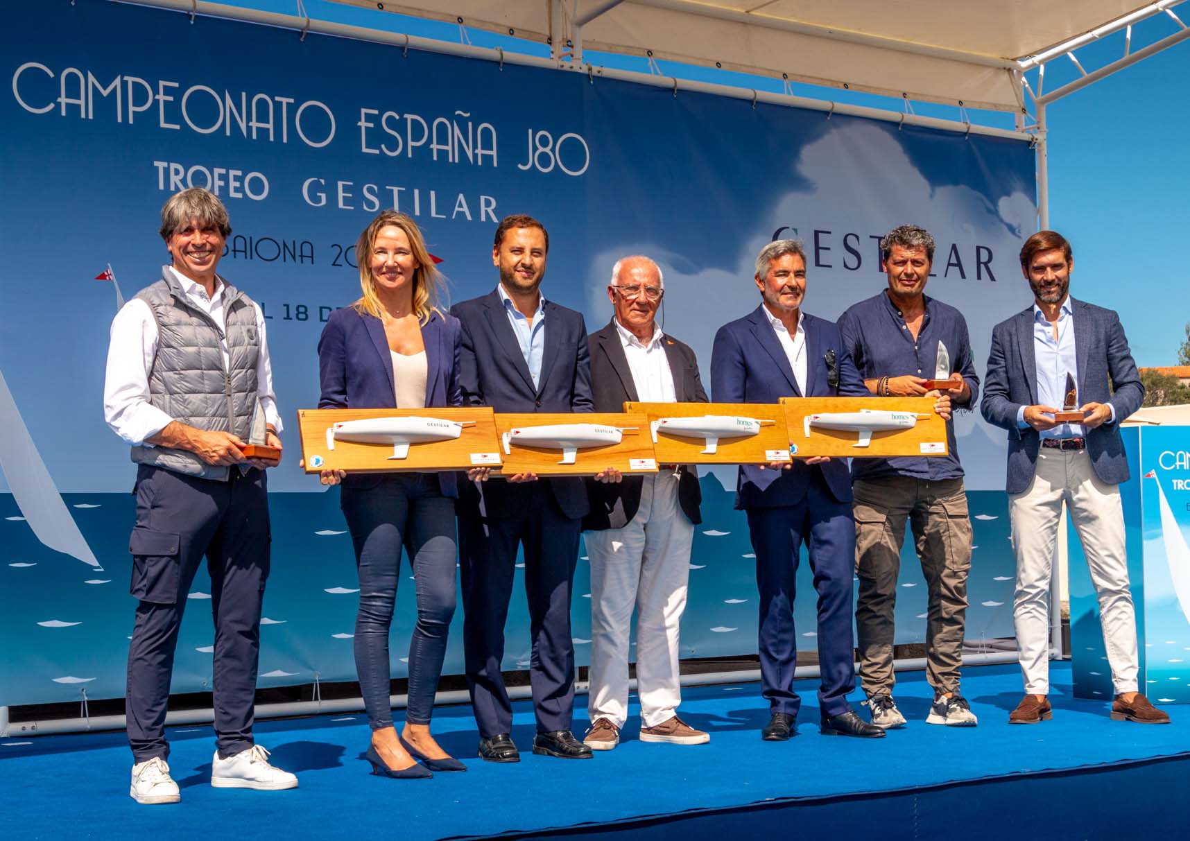 Baiona acoge el Campeonato de España de J80