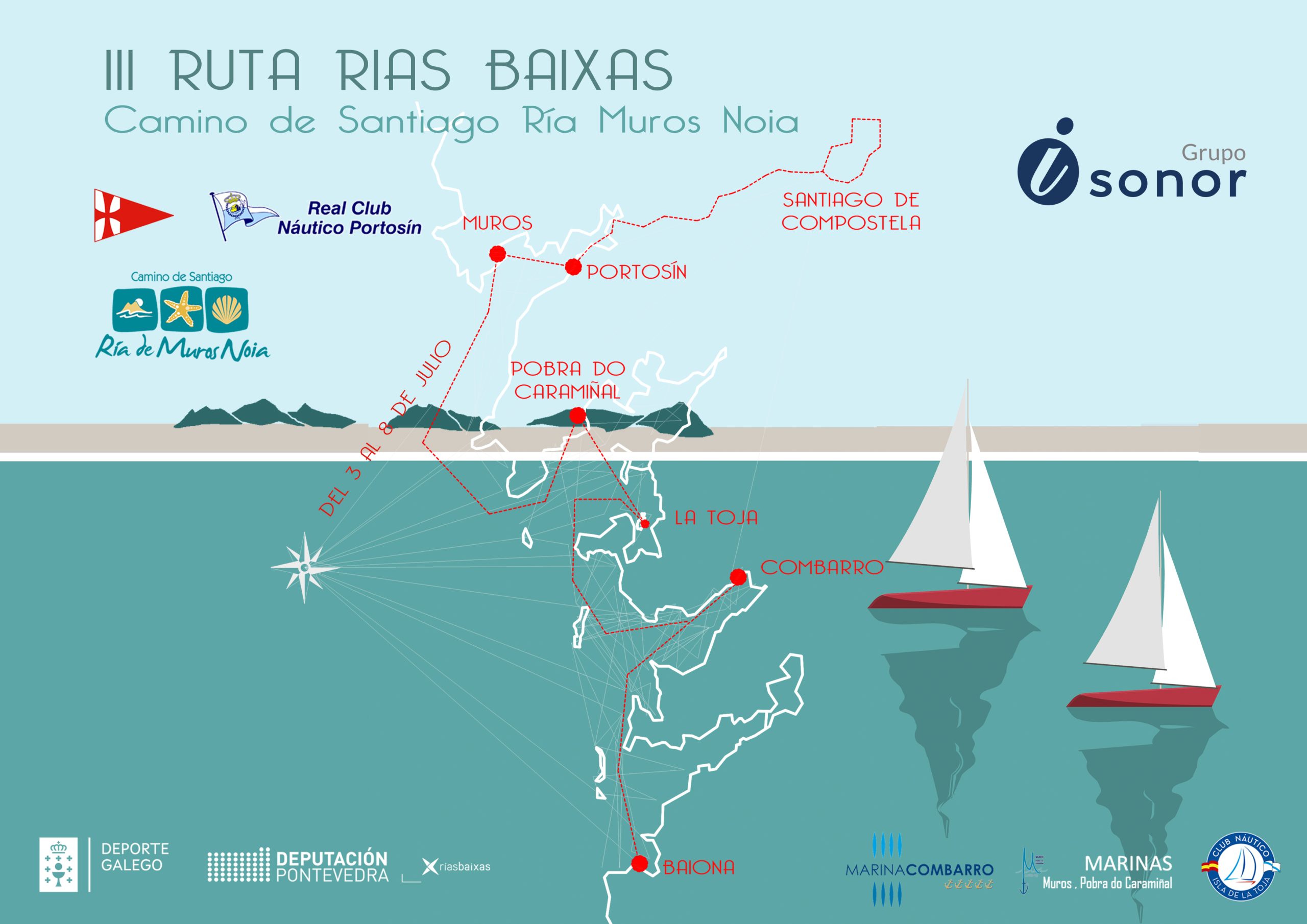 DIARIO DE A BORDO - III Ruta Rías Baixas Isonor