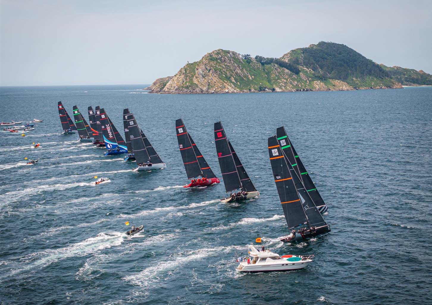 La GALICIA 52 SUPER SERIES Royal Cup  alza el telón en las Rías Baixas