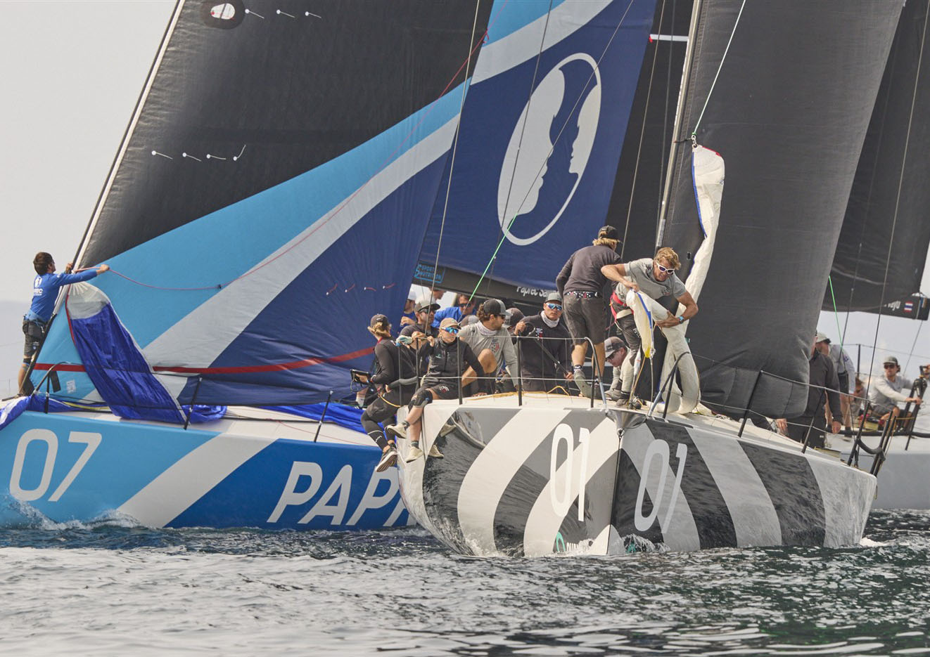 La Rías Baixas ponen a prueba a la flota de la GALICIA 52 SUPER SERIES ROYAL CUP