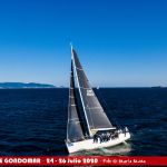 Regata larga de Bayona al Carrumeiro Chico, en Finisterre, (Aprox. 95millas). Prueba para las embarcaciones más grandes del 45º Conde de Gondomar-Trofeo Banco Santandell 2020. ©Sailingshots by María Muiña Photography