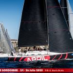 Regata larga de Bayona al Carrumeiro Chico, en Finisterre, (Aprox. 95millas). Prueba para las embarcaciones más grandes del 45º Conde de Gondomar-Trofeo Banco Santandell 2020. ©Sailingshots by María Muiña Photography